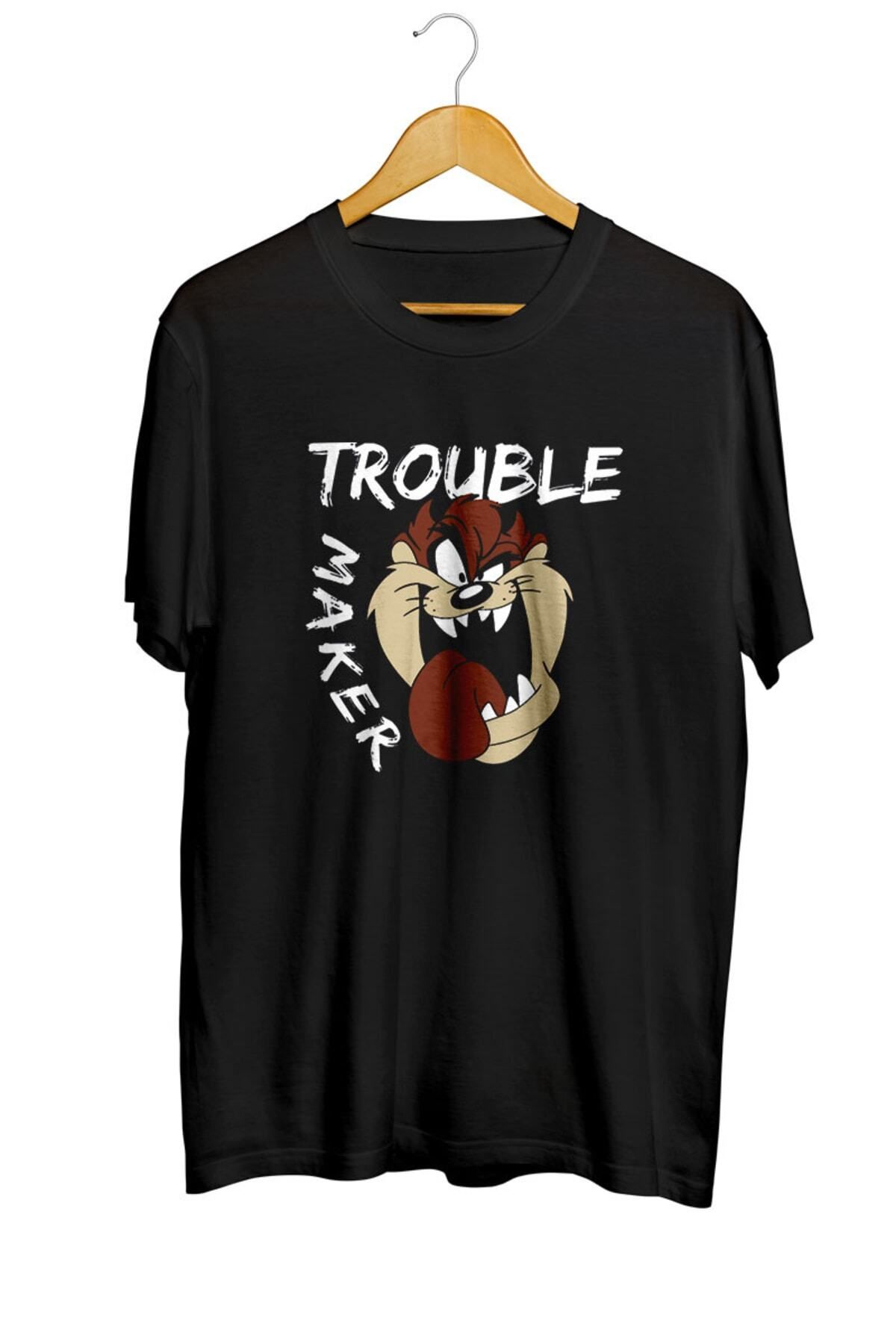 Miba Store Trouble Maker Baskılı Tişört