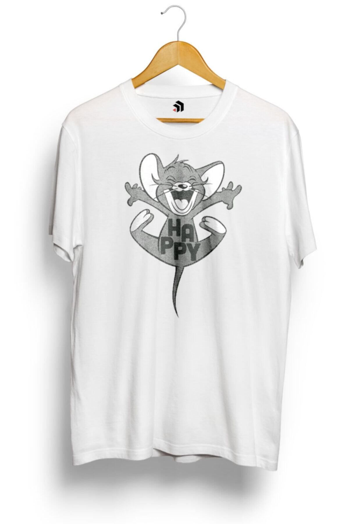 Miba Store Tom And Jerry Happy Jerry Baskılı Tişört
