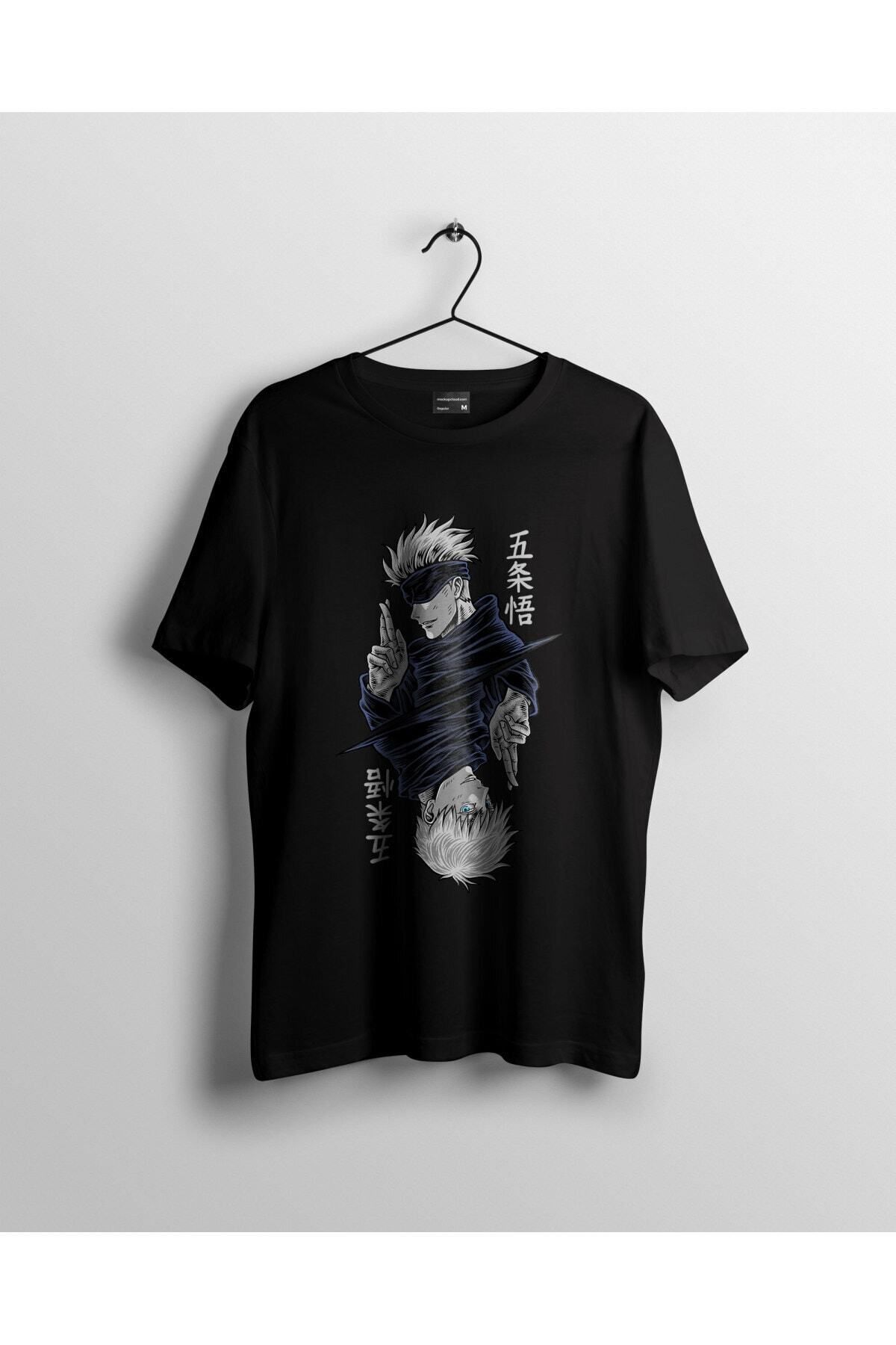 Miba Store Gojo Satoru Jujutsu Kaisen Baskılı Anime Tişört