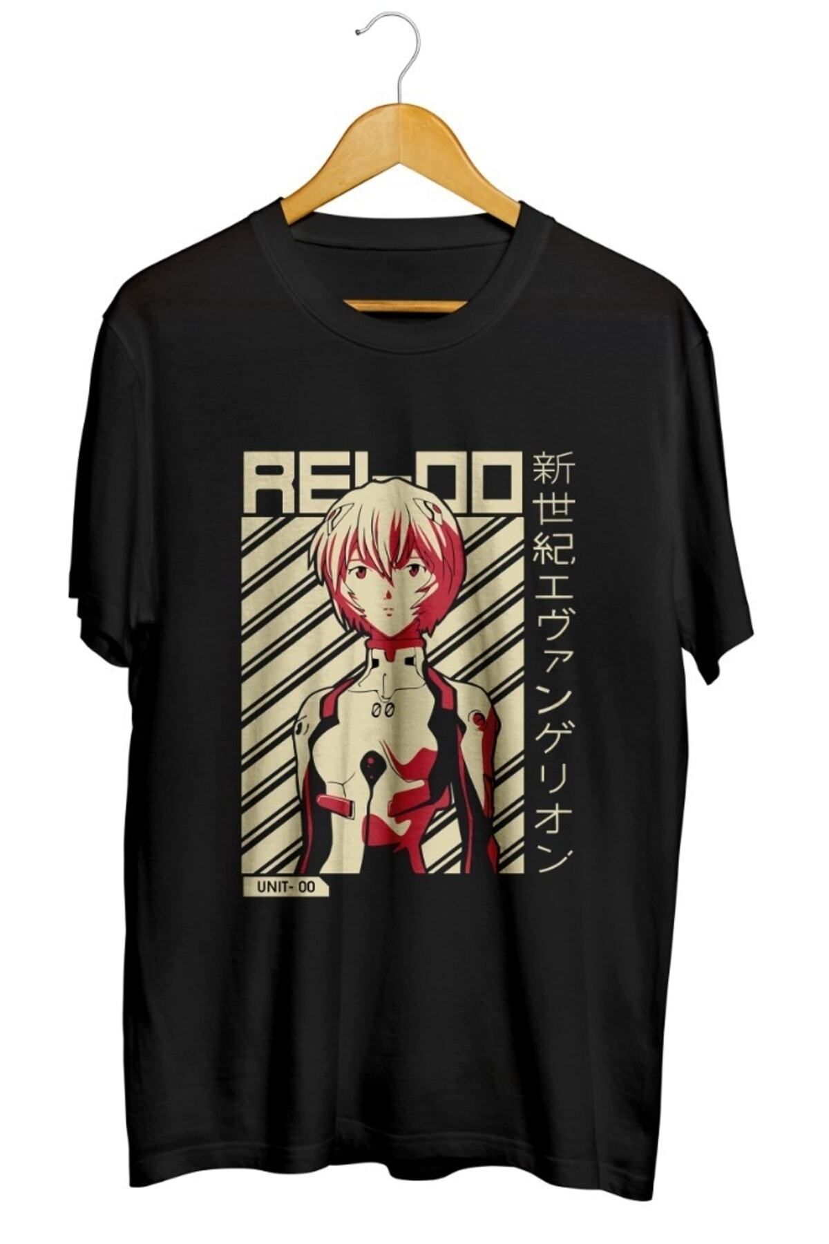 Miba Store Rei Ayanami Anime Baskılı Unisex Tişört