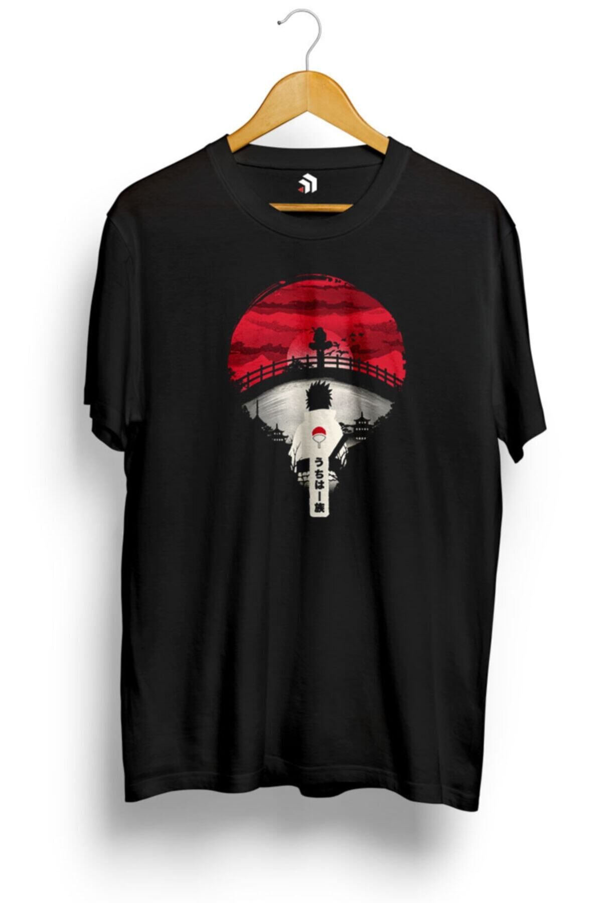 Miba Store Itachi Sasuke Uchiha Manga Anime Baskılı Tişört