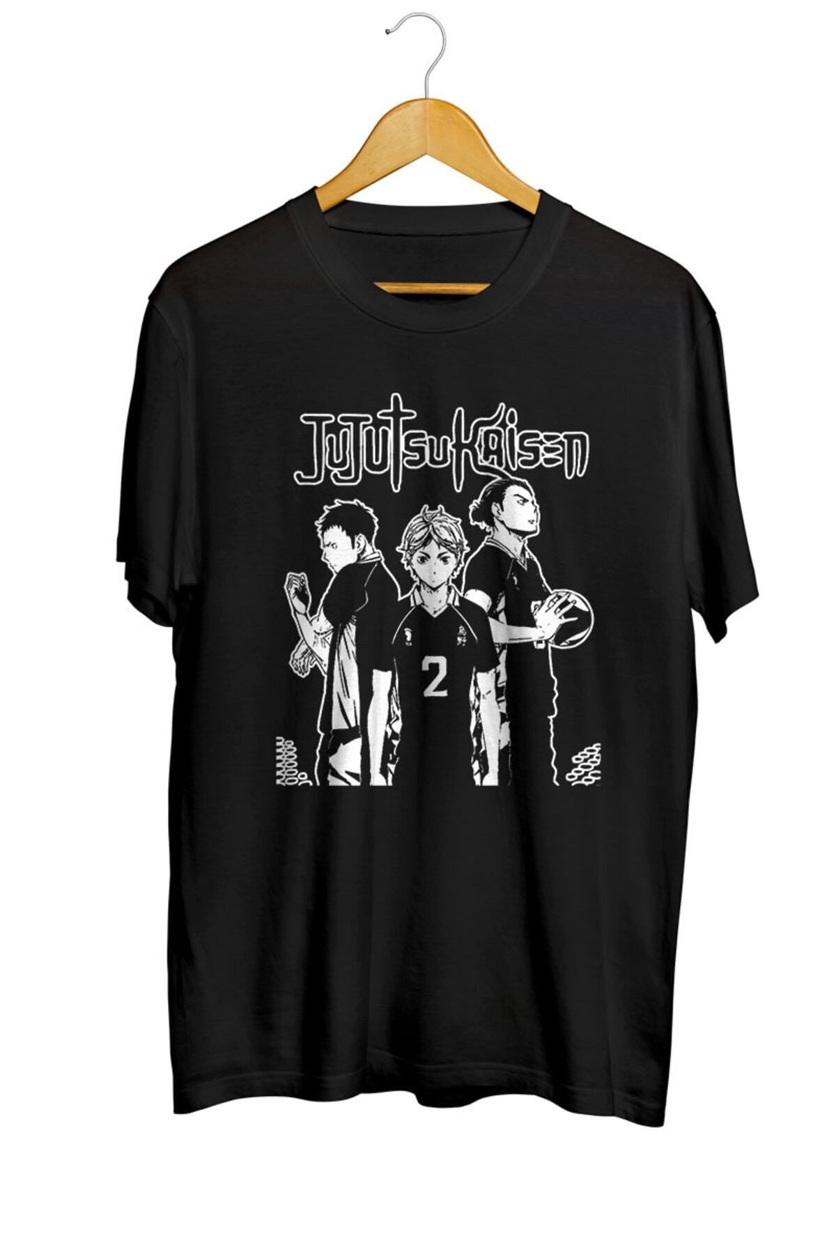 Miba Store Jujutsu Kaisen Haikyuu Anime Tişört