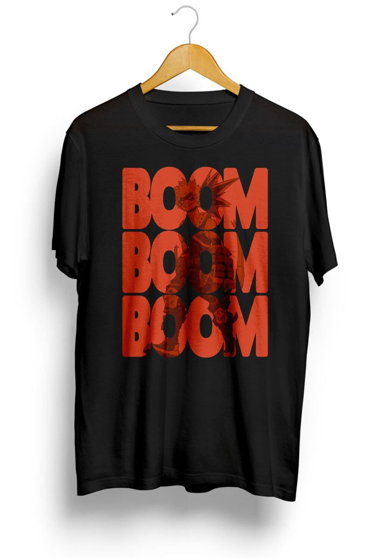 Miba Store Boom Boom Boom - Bakugou Katsuki Anime Baskılı Tişört