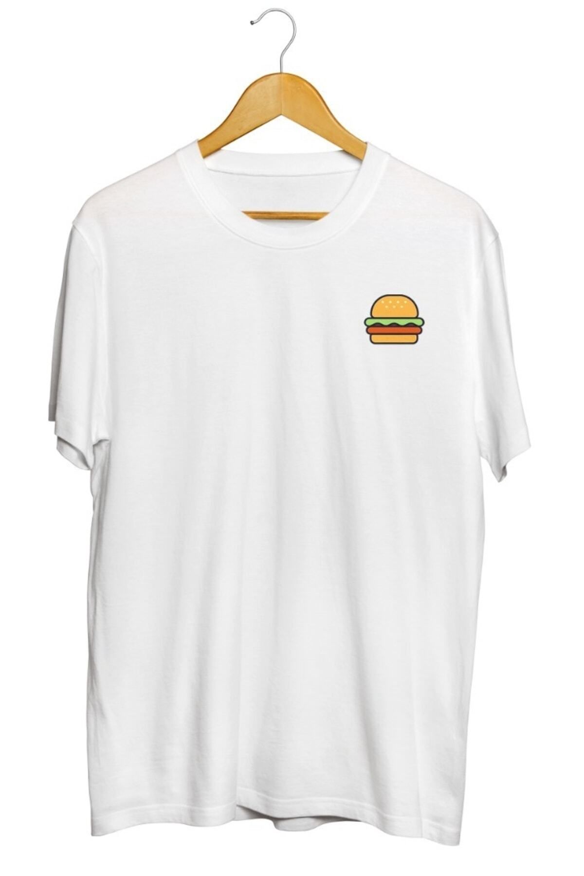 Miba Store Hamburger Baskılı Unisex Tişört