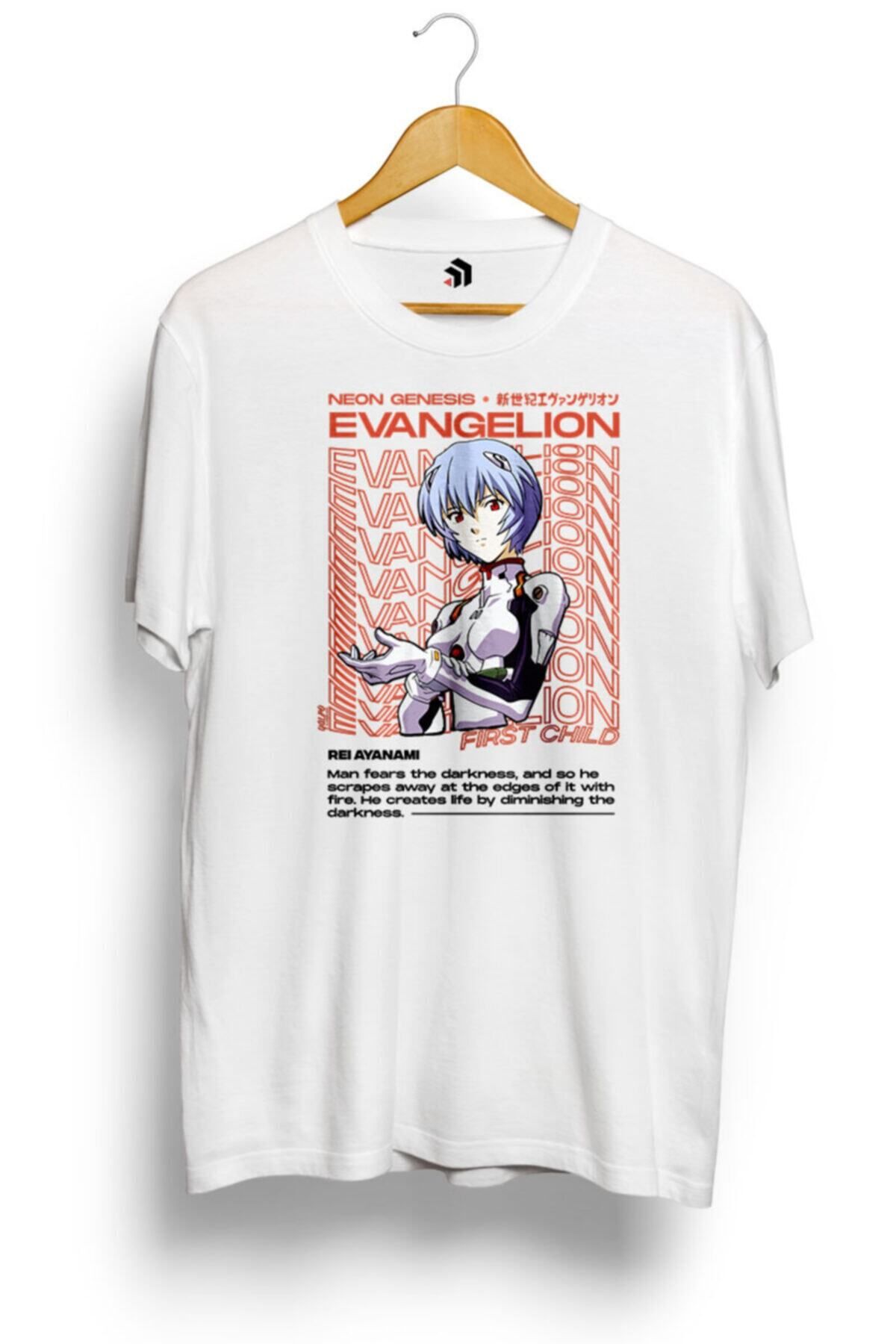 Miba Store Rei Ayanami Evangelion Aesthetic Anime Baskılı Tişört