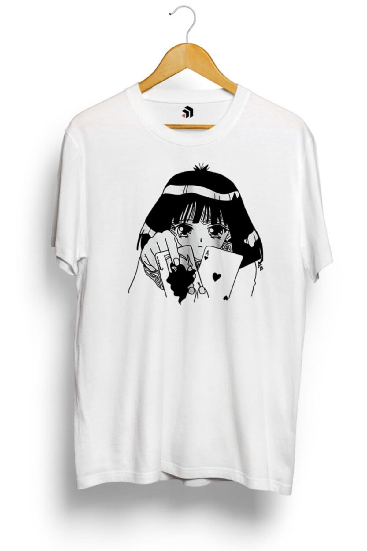 Miba Store Hotaru Tomoe Sailor Saturn Anime Baskılı Tişört