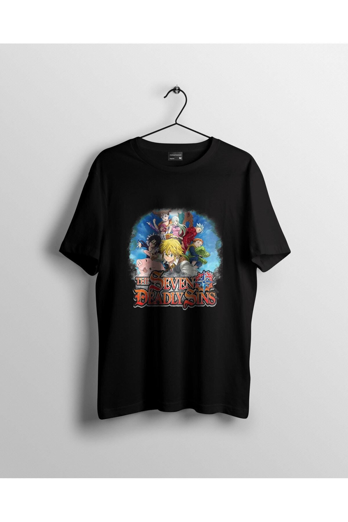 Miba Store The Seven Deadly Sins Poster Anime Tişört
