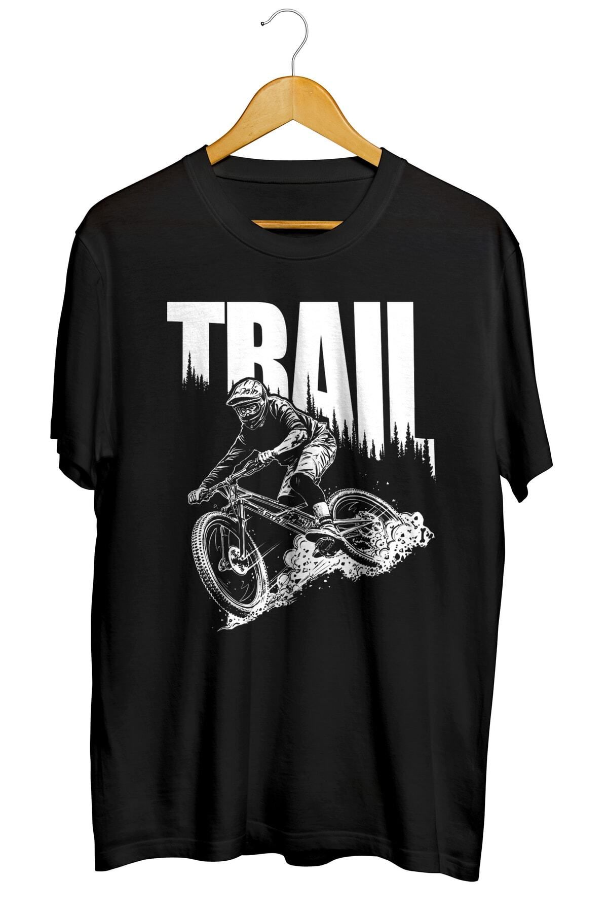 Miba Store Mountain Bike Trail Riding Baskılı Unisex Tişört