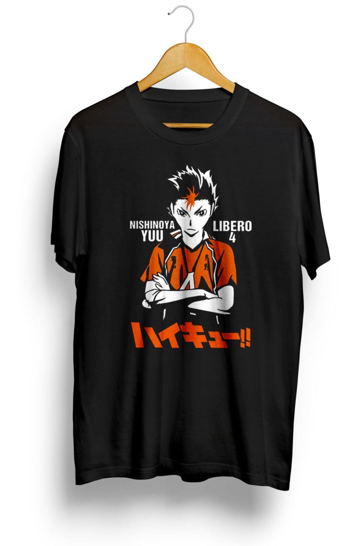 Miba Store Nishinoya Yuu - Haikyuu Anime Baskılı Tişört