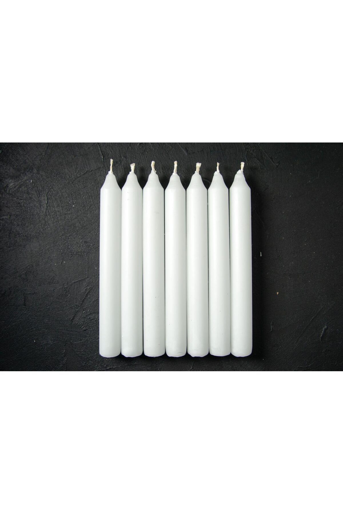 STOREMAX mrttnca Home 40 Adet 10 cm Beyaz Mum, Bakkal Mumu, Uzun Yanma Süresi, Düğünler ve Özel Günler