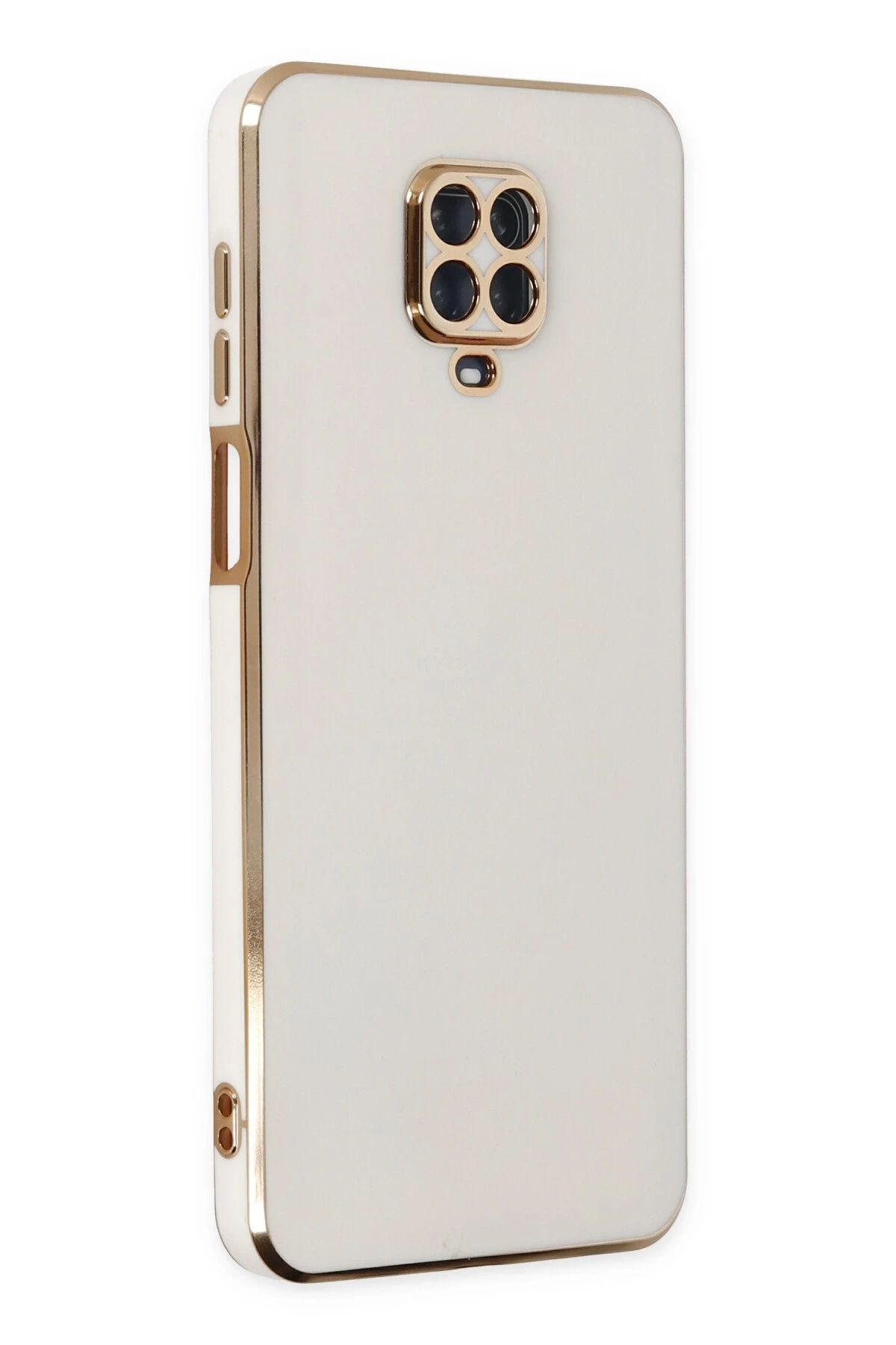 NewFace Xiaomi Redmi Note 9 Pro Kılıf Volet Silikon - Beyaz MRAYD