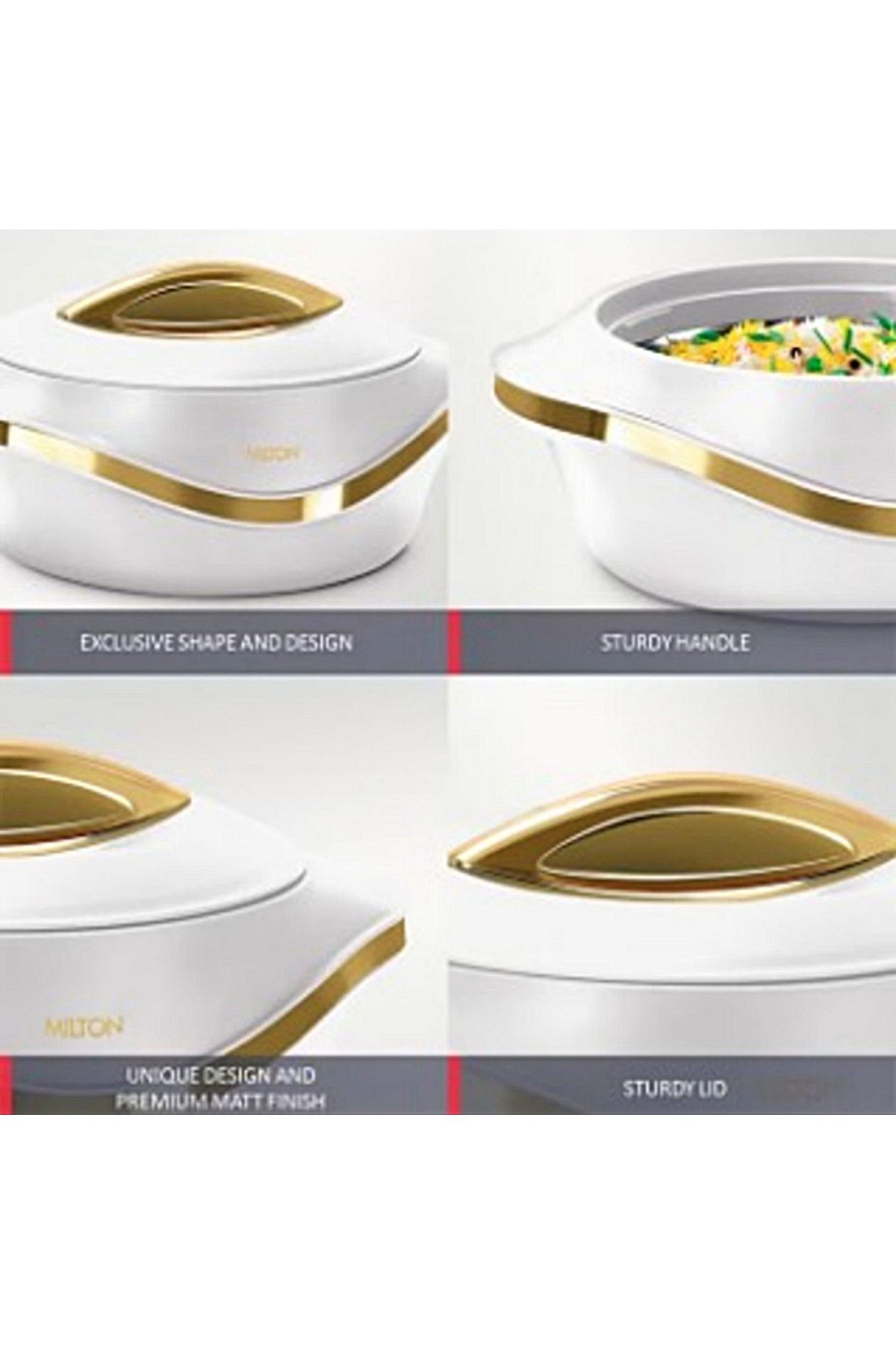 Un-Milton Food Container Set of 3 (500ml, 1000ml, 1500ml) 5