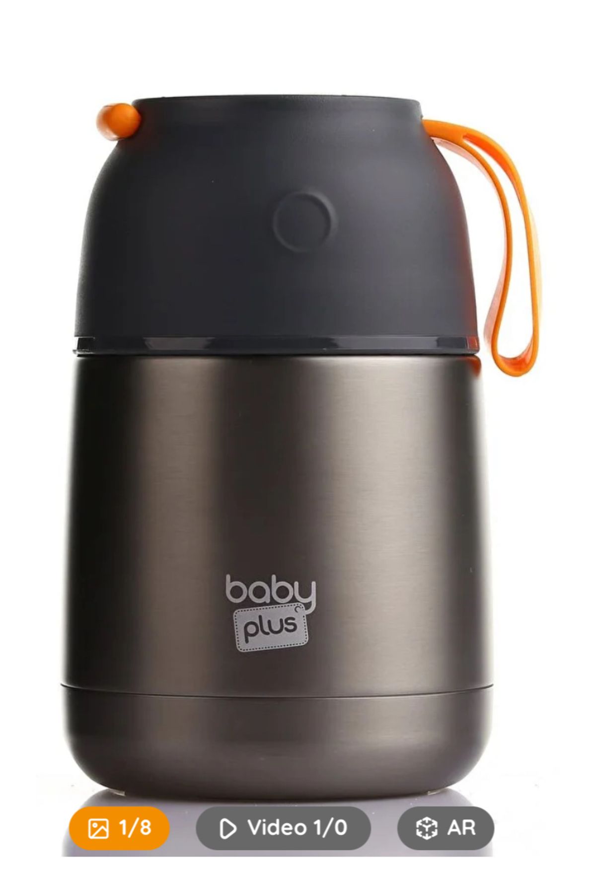 Baby Vakumlu Çift Taraflı Bebek Mama Saklama Termosu 450 ml