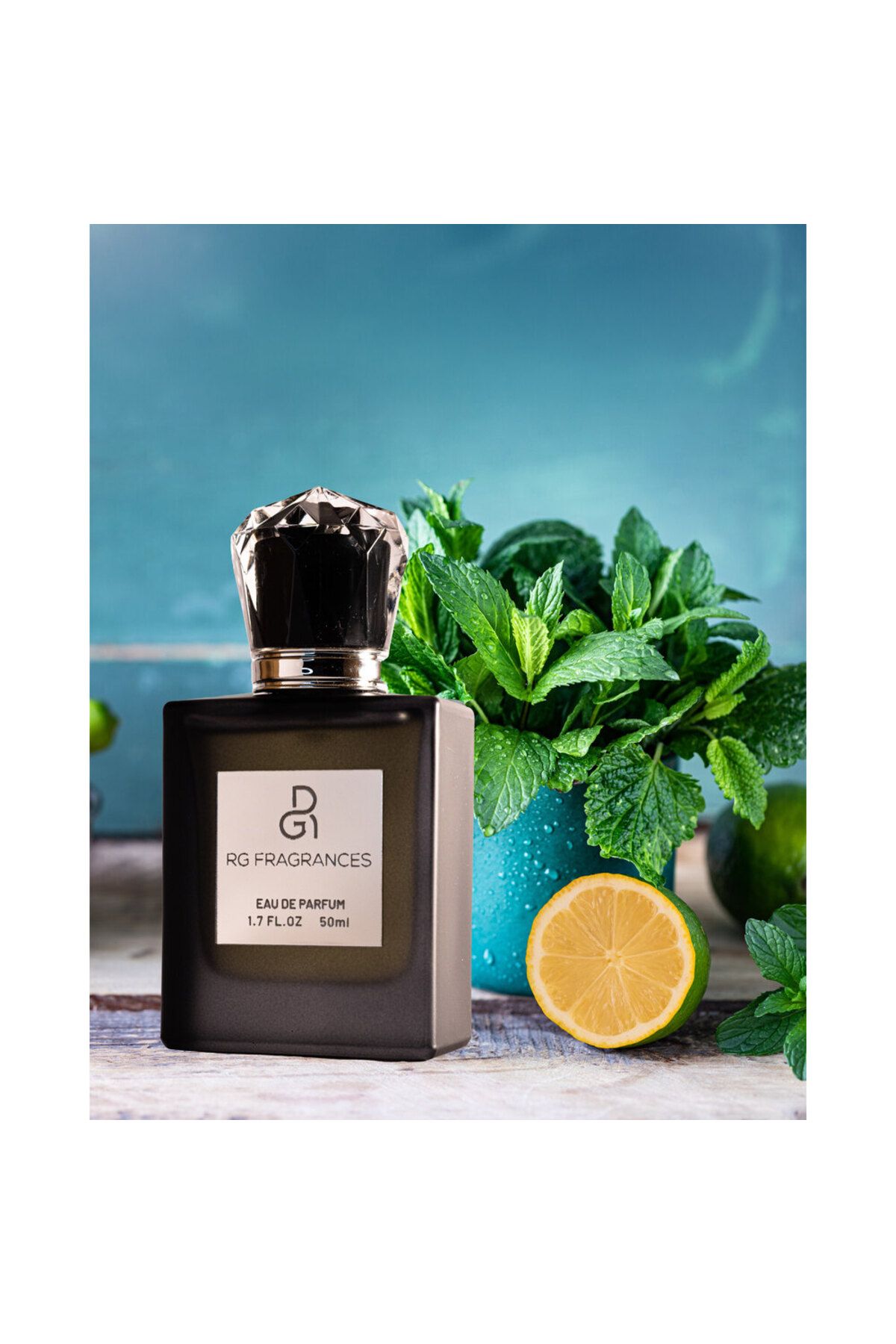 RG FRAGRANCES Torino Erkek Niche Parfüm Edp 50 ml (Nane, Limon, Fesleğen, Lavanta)