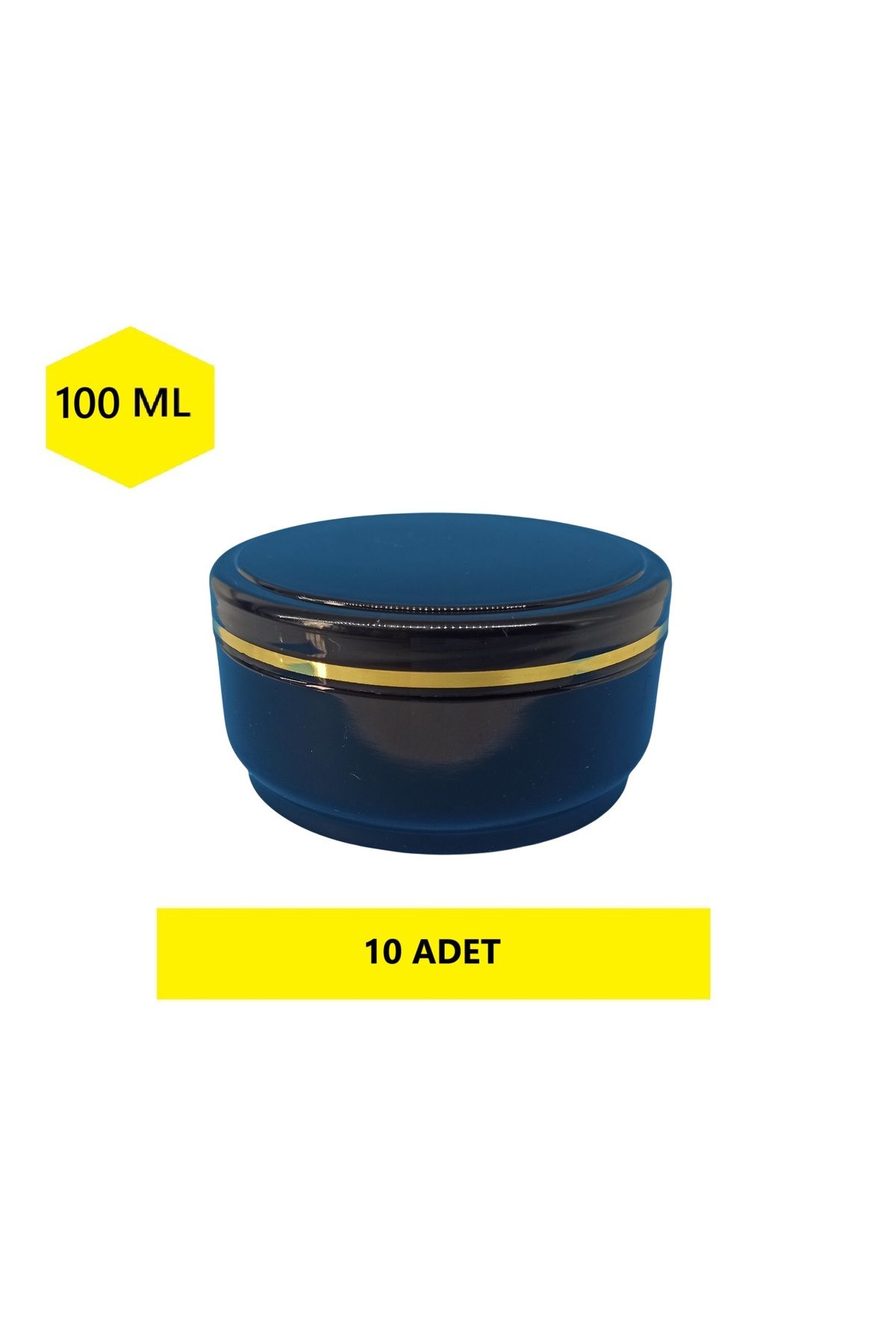 demethome 100 Ml Boş Pomat-krem-kozmetik Kutusu 100 cc Plastik Krem Kavanozu 1-5-10-25-50-100-250 Adet Şeçenek