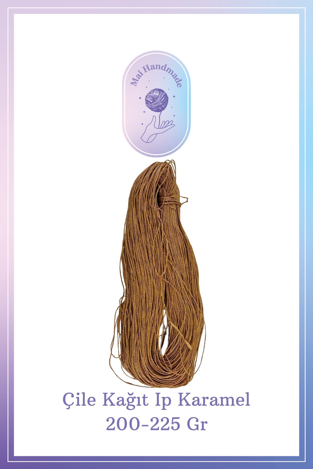 Mai Handmade Hobby ve Örgü Evi Kağıt Ip 200-225 gram Örgü Ip