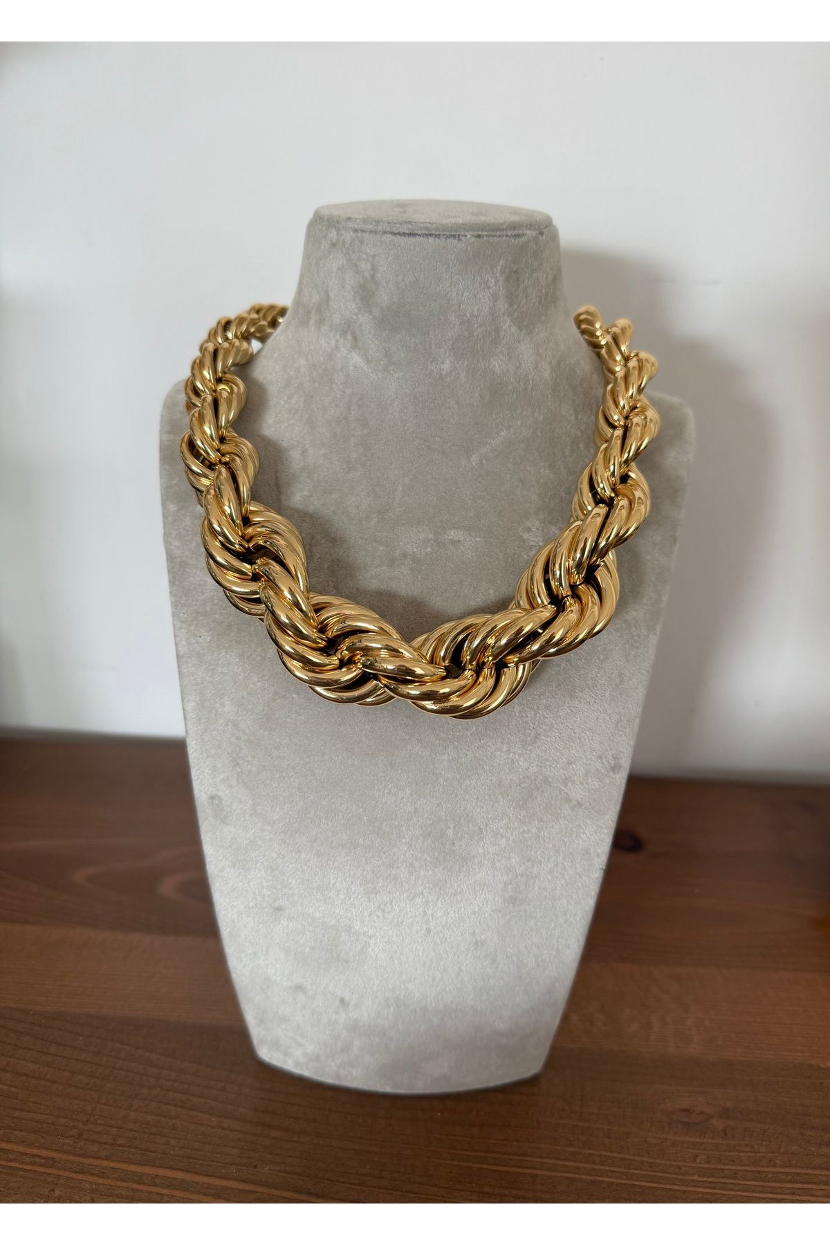 Zenara Accessories Burgu Gold/Altın Çelik Kolye