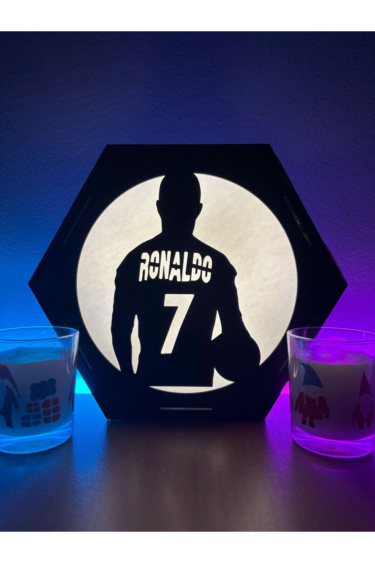 FOREVHOME Cristiano Ronaldo CR7 v2 Masaüstü Dekoratif Lamba