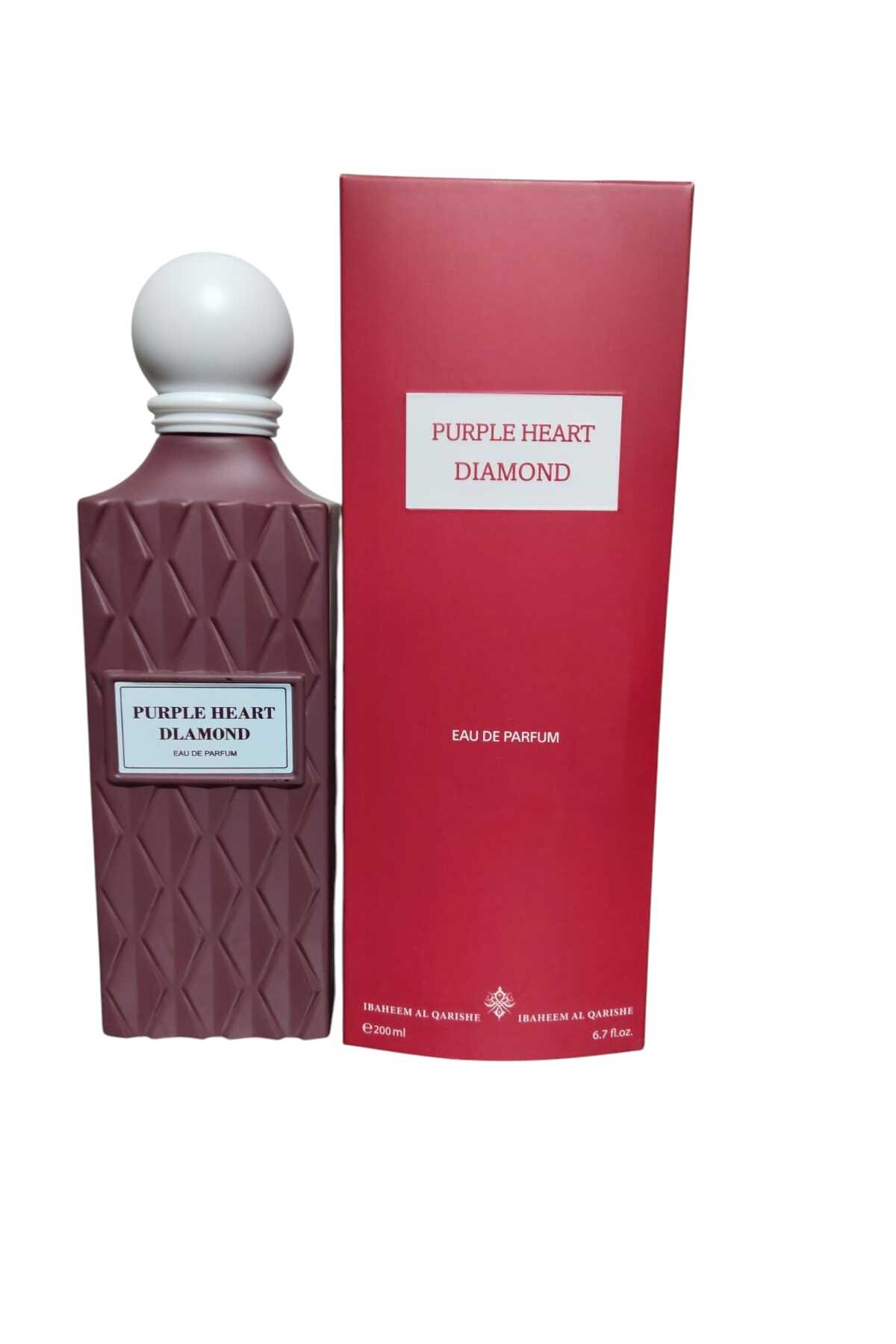 Gifts Purple Heart Diamond Perfume by Ibrahim Al Qurashi, 200ml