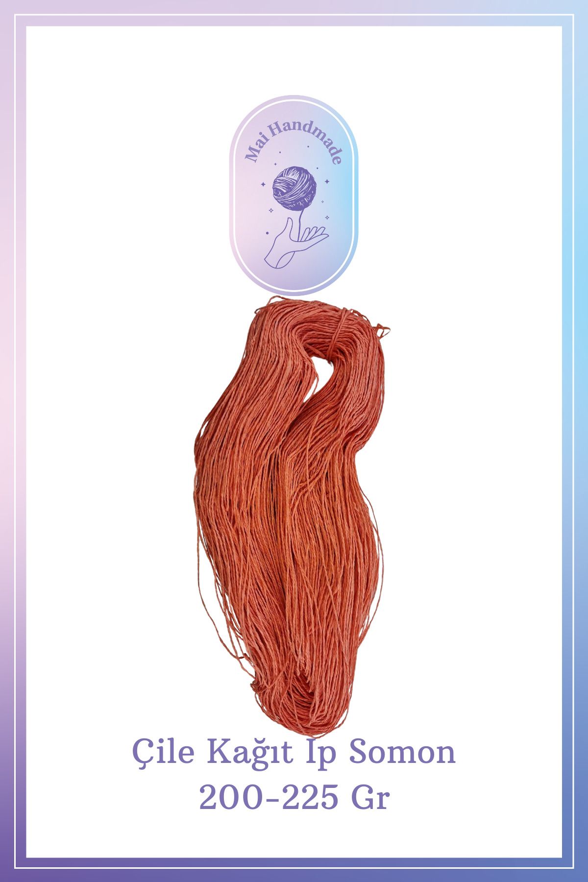 Mai Handmade Hobby ve Örgü Evi Kağıt Ip 200-225 gram Örgü Ip
