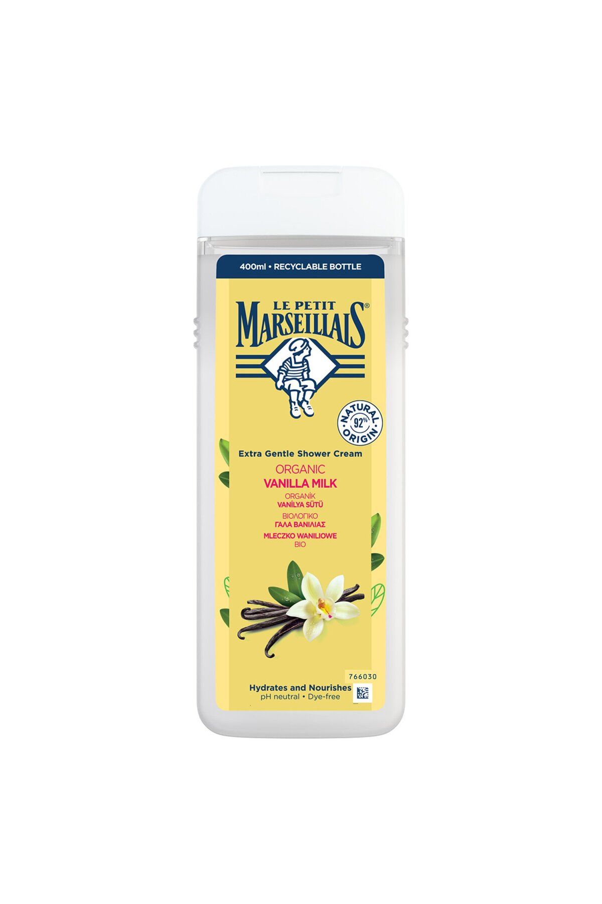 Le Petit Marseillais Vanilya Sütü Duş Jeli 400 Ml