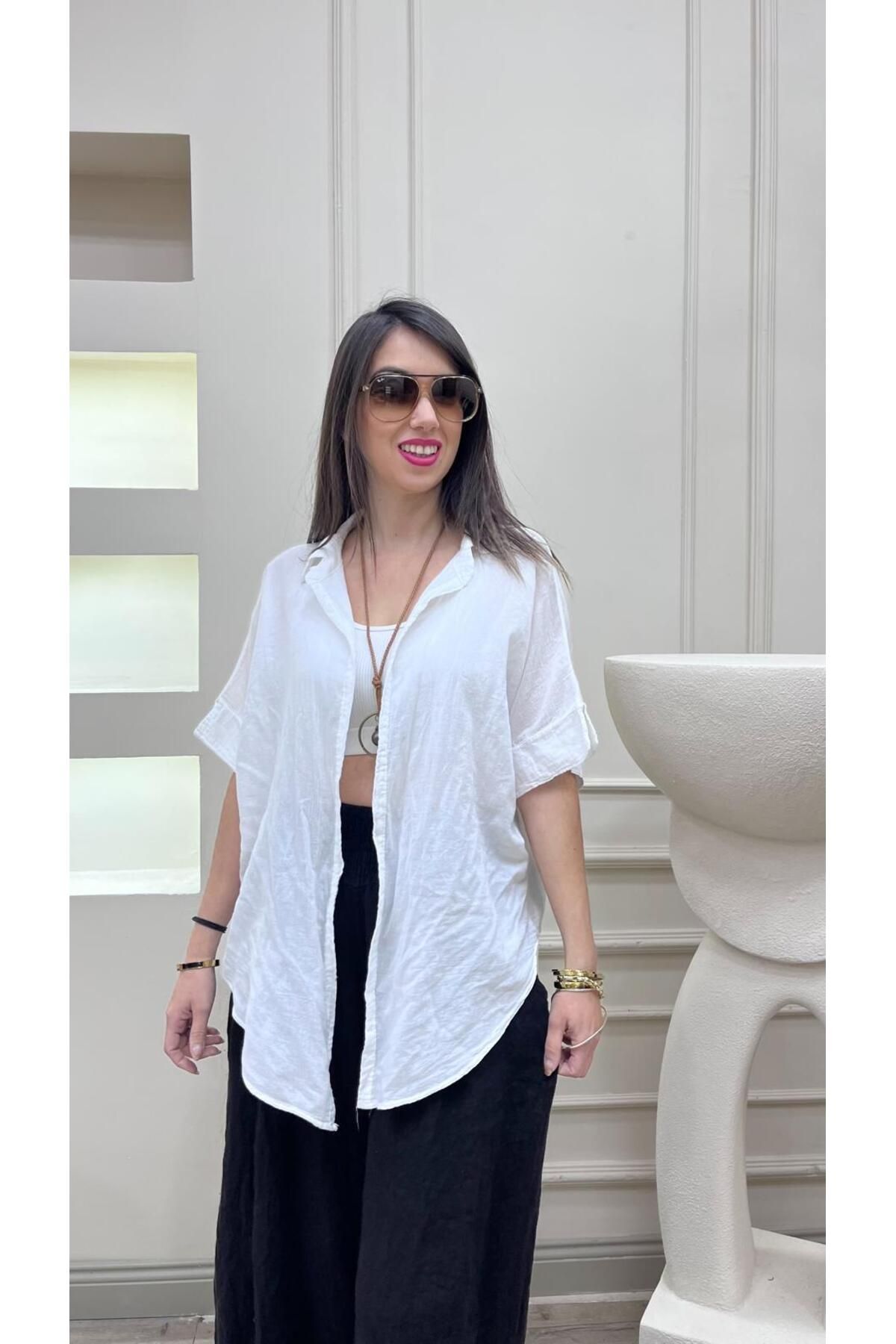 Meryemce Bağlamalı Bluz