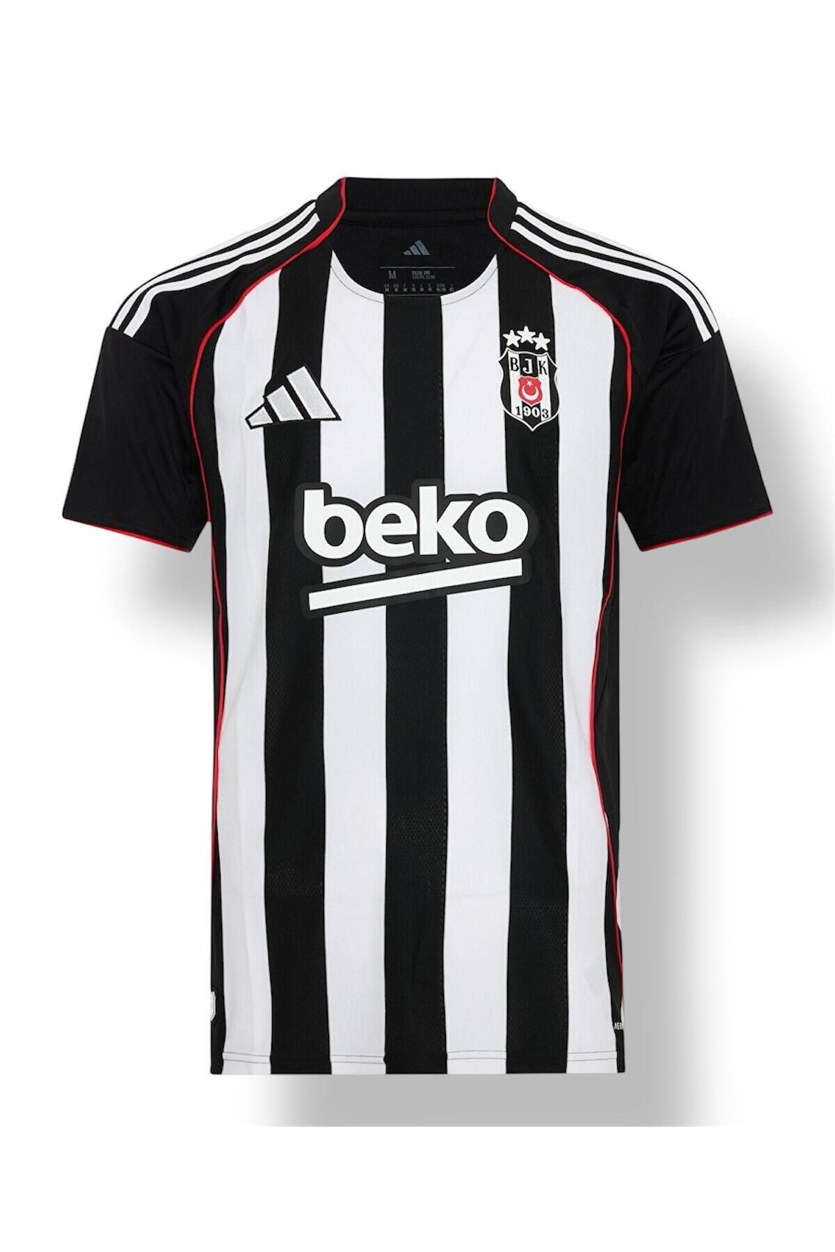 FOLKLORİST Beşiktâş-isimsiz Siyah/beyaz 25/2026 Yeni Sezon Yetişkin Futbol Forması
