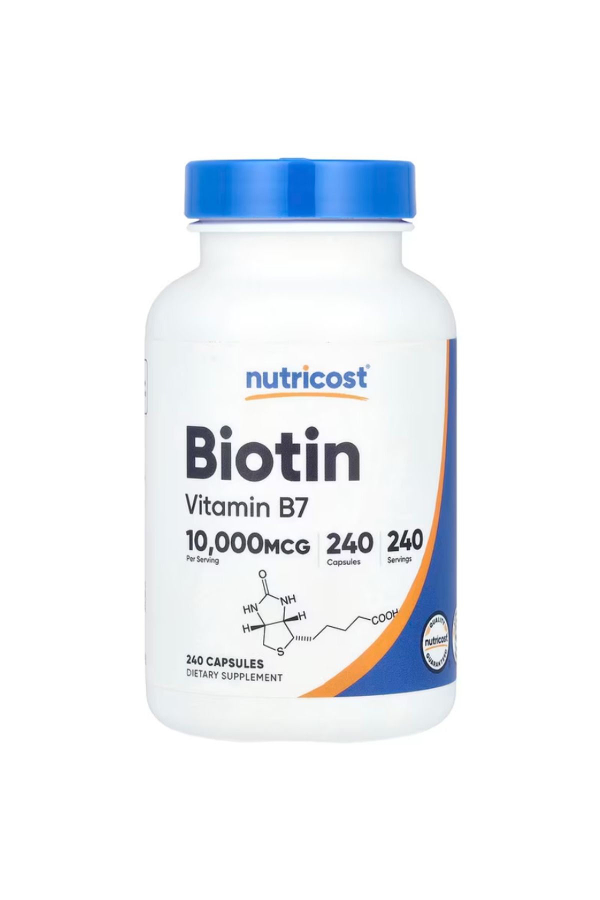 Nutricost , Biotin, 10,000 mcg, 240 Capsules