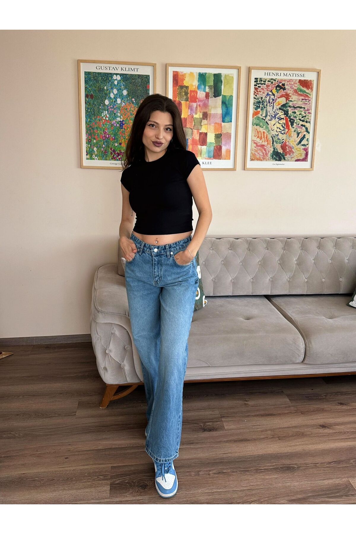 ROSE ARYA BAGGY JEAN