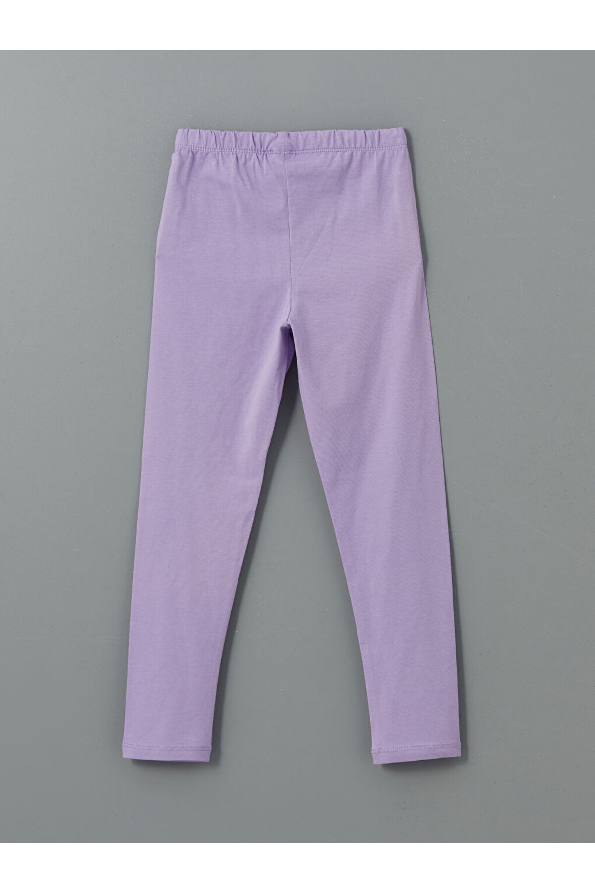 LC Waikiki Lila Beli Lastikli Basic Kız Çocuk Tayt fotoğrafı 2 (önizleme)