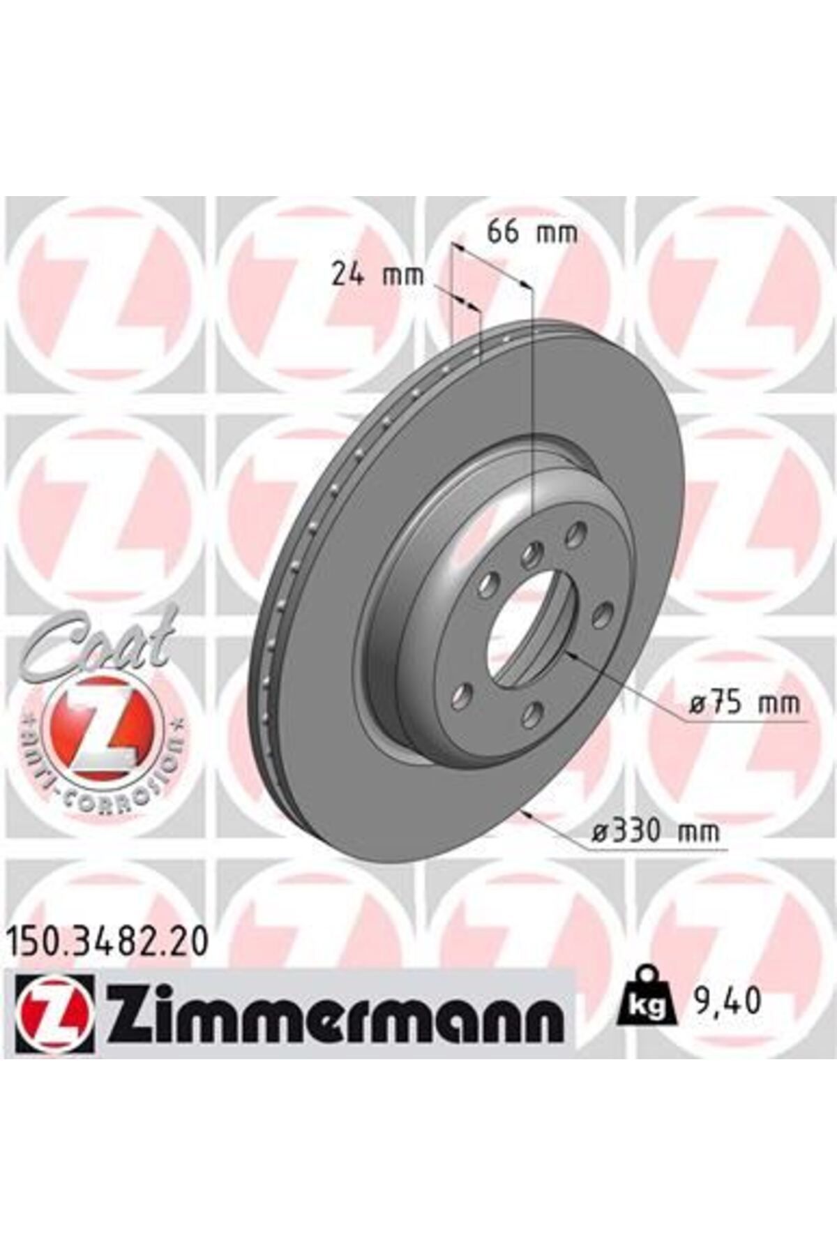 Zimmermann FREN DISKI ON BMW F10 F11 10 HAVALI 330mm