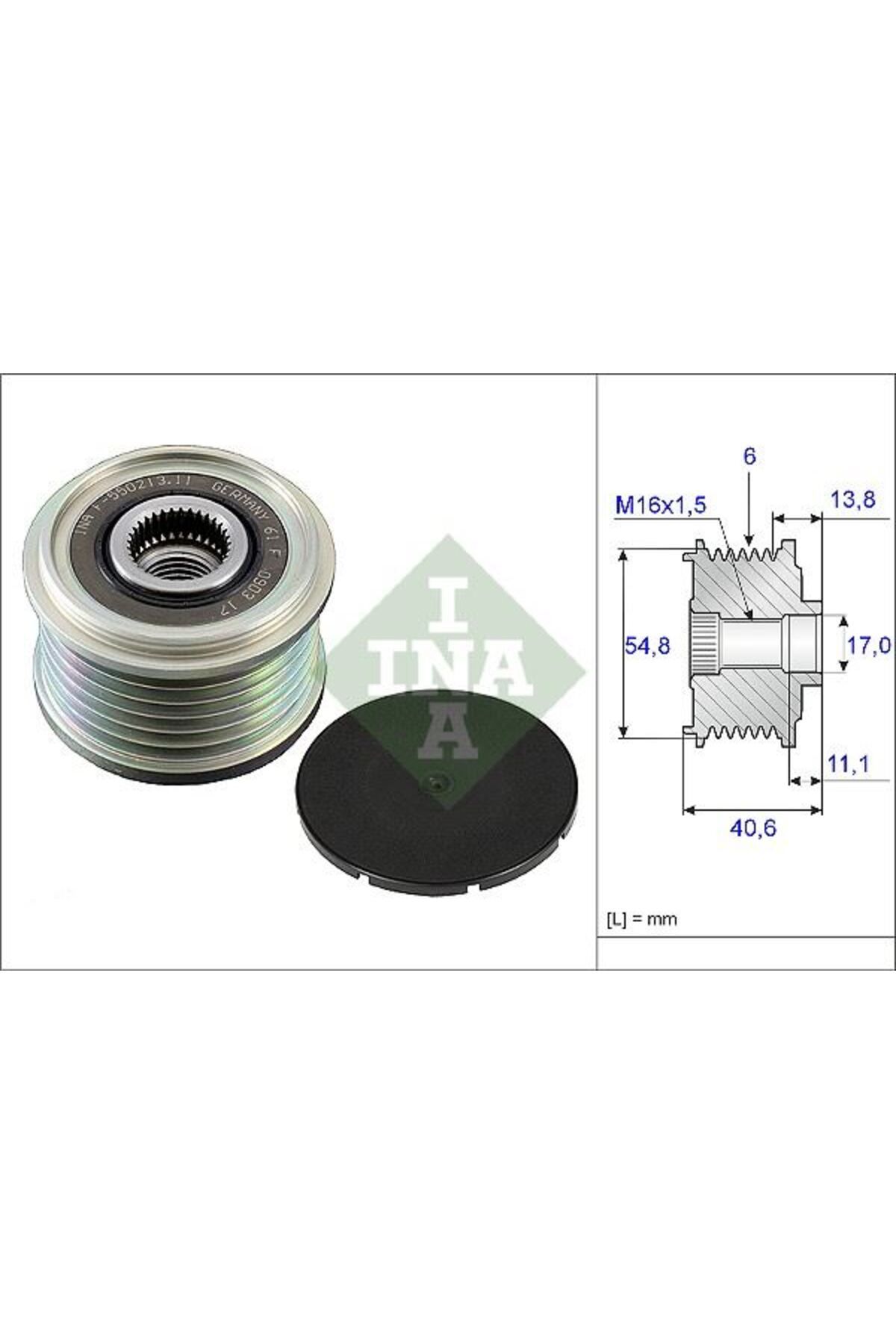İna ALTERNATÖR KASNAĞI RULMANLI CLIO III-KNG-MGN II-MODUS-SCENIC-TWNG-NOTE-MICRA-QASHQAI 1.5 DCİ
