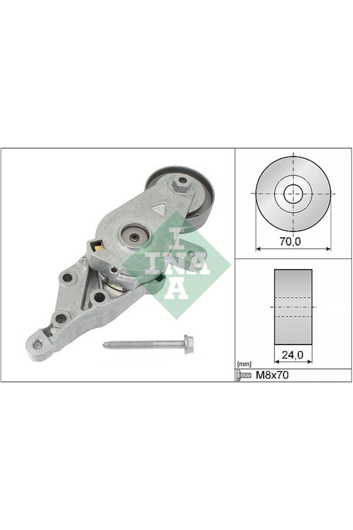 İna ALTERNATÖR GERGİ RULMANI KÜTÜKLÜ A3 1.9 TDI 96-01 BORA 1.9 TDI 98-05 70x24mm
