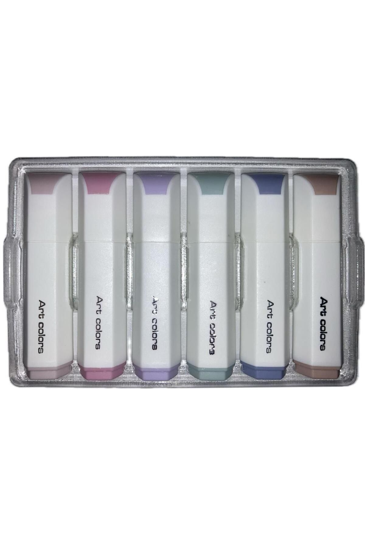 Bafix Fosforlu Kalem Mini Cautıon 6 Renk Blister