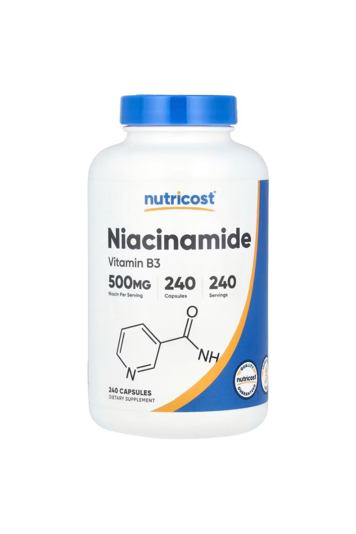 Nutricost , Niacinamide, 500 mg, 240 Capsules