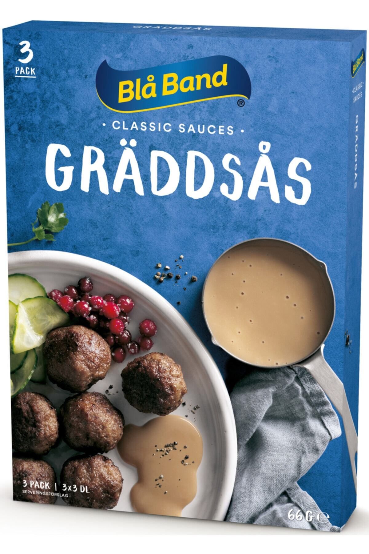 zhtstore Gräddsås Isveç Köfte Sosu 3'lü Paket 66gr