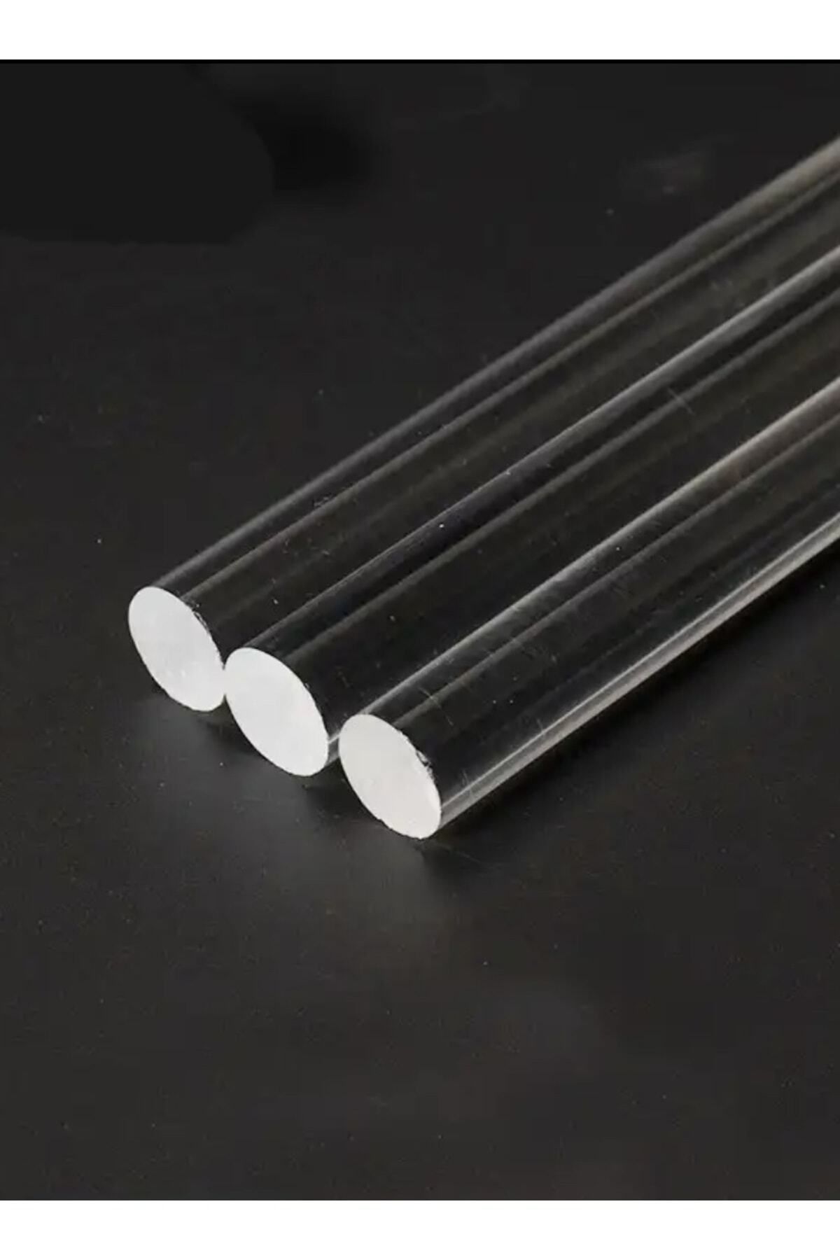 Saatistan Akrilik Çubuk 3mm 50cm Şeffaf, Dayanıklı ve Hafif Malzeme