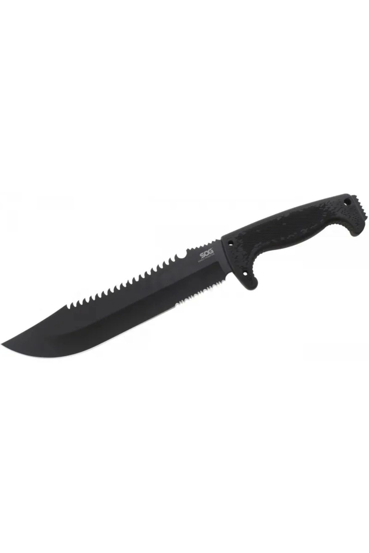 shopwave F03t Kamp Tırtıklı Testereli Outdoor Pala / Bıçak 39 Cm - Kauçuk Saplı