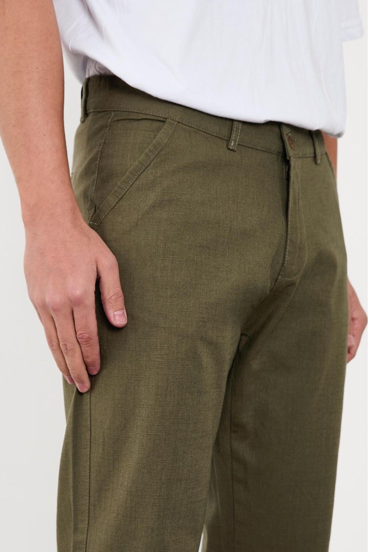 twentyfive25 Erkek Keten Pantolon