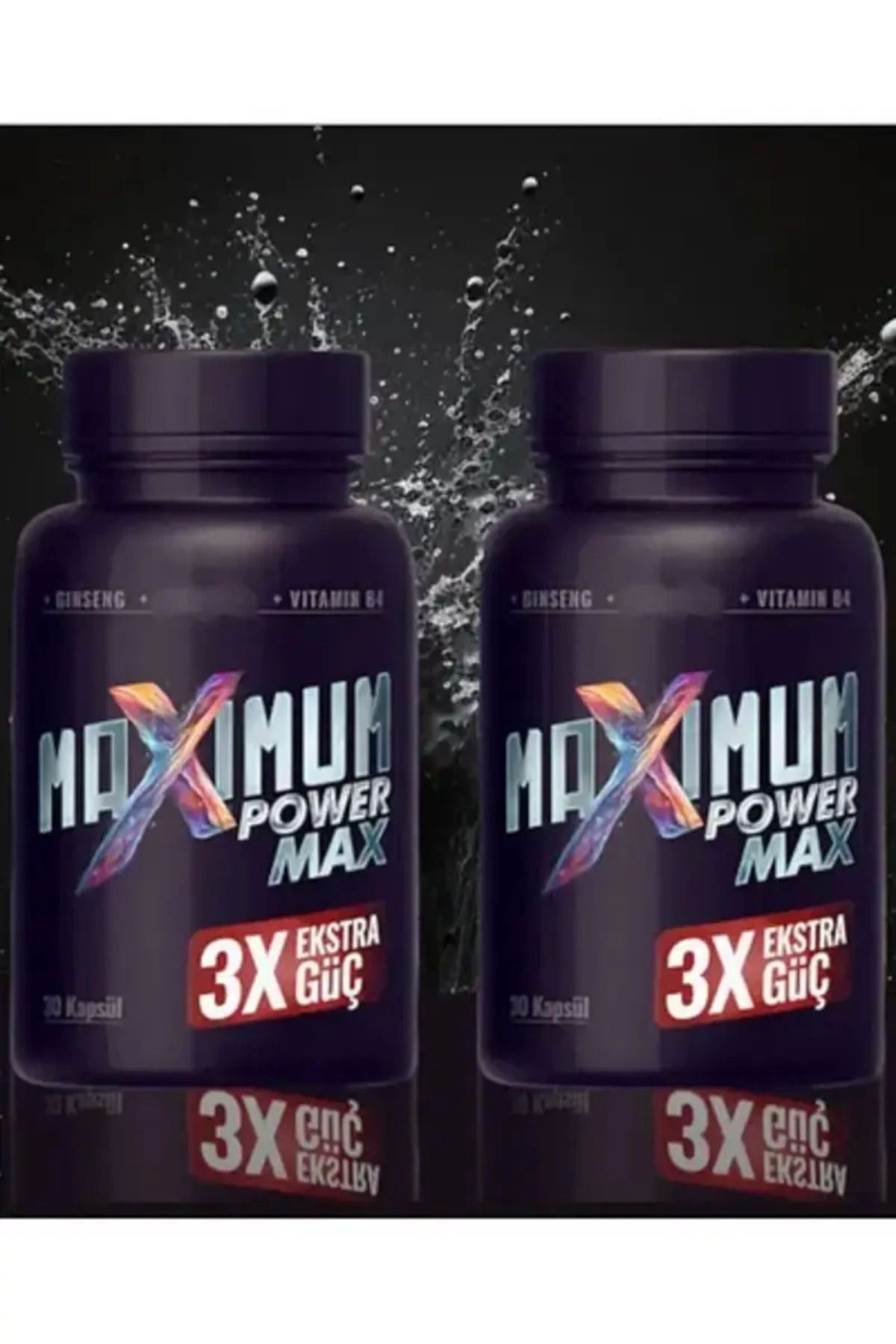 yusuftex Maximum Power Max 3X Effect Erkeklere Extra Sertlik Maxìmum Güç 30 Lu X 2 ADET