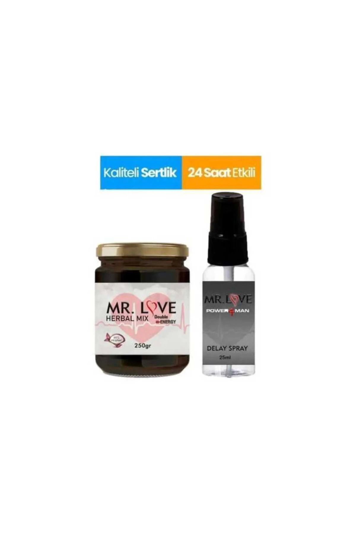 gizmurstore Mr. Love Erkeklere Özel Karışım Performanse Macunu 250 Gr & Mr. Love Gecìktìrìcì Sprey