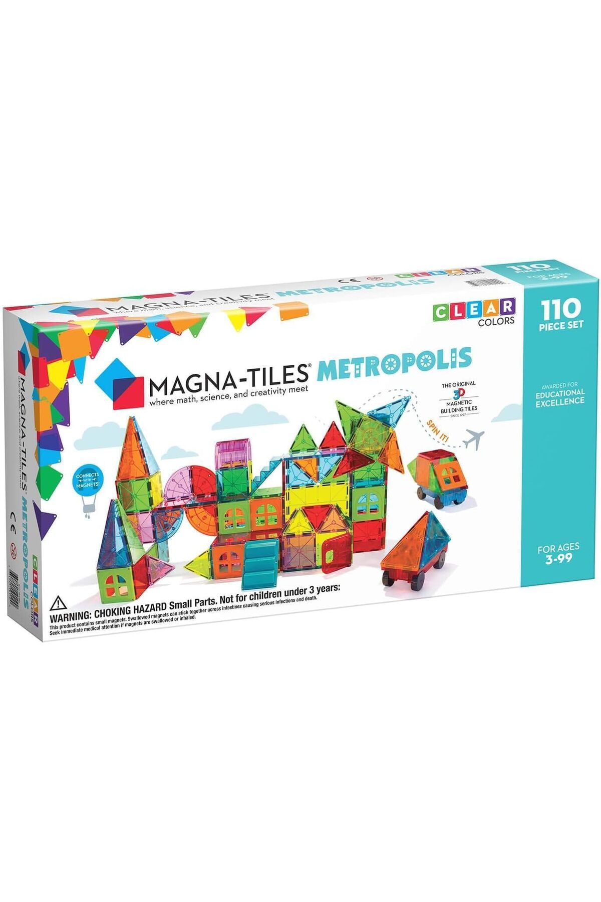 STOREMAX sellbuystore Magna Tiles Metropolis 110 Parça Set 1053513