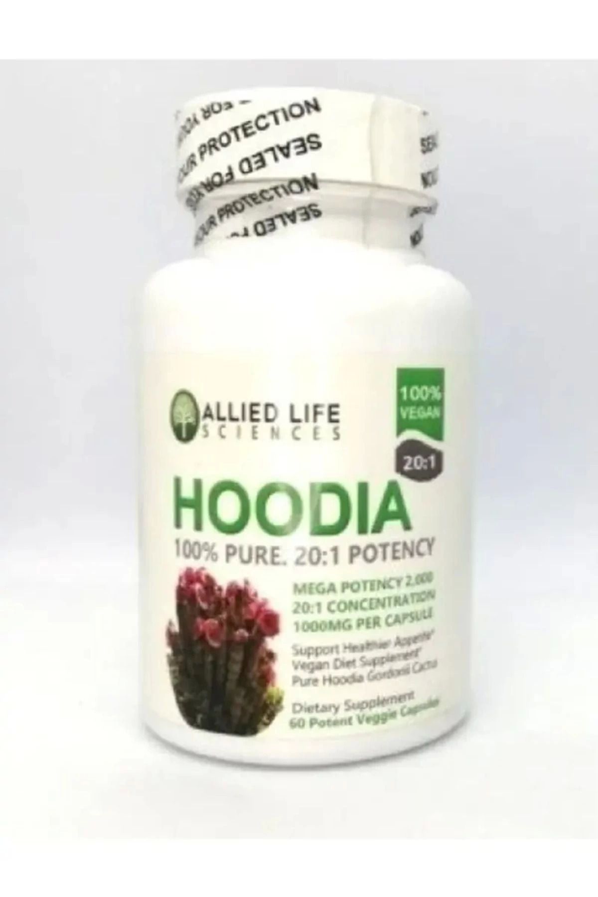 KAKTÜS JACK Hoodia Bonie Healthierr Appetite İştahı Destekleyen Vegan Diet Supplement Takviyesi X 2 ADET