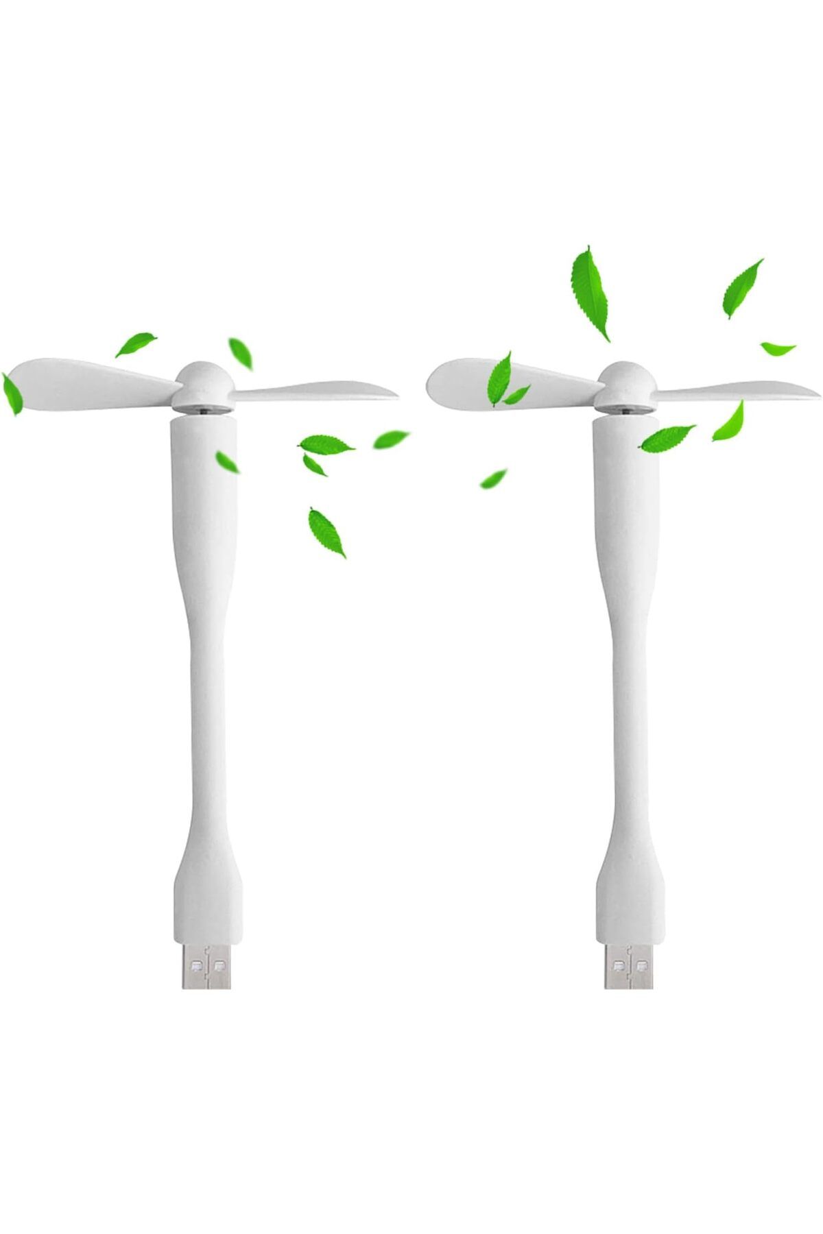 STOREMAX jvnnastore Mini USB vantilatör, 90 mm USB vantilatör, esnek boyunlu, 2 adet esnek mini USB vantila
