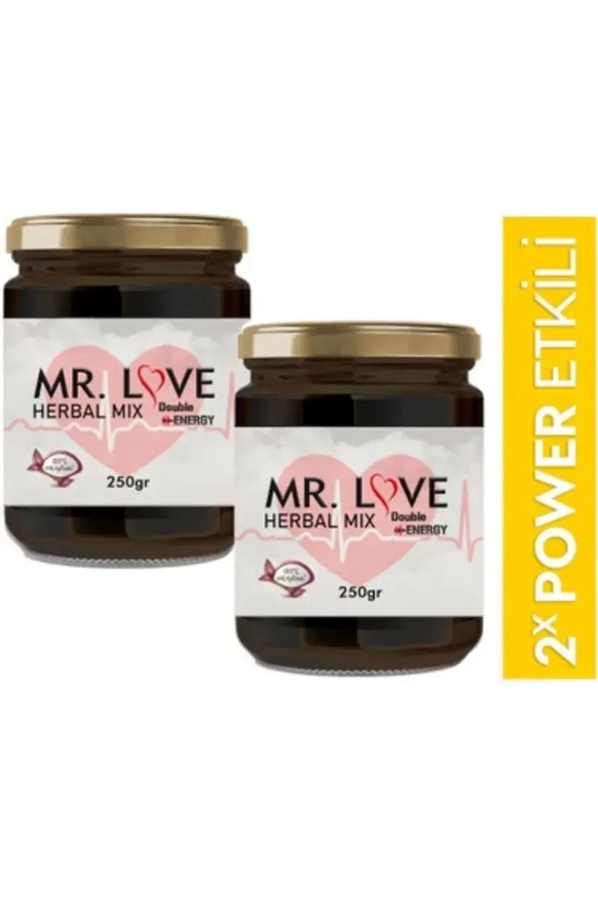 ÖYKÜ VE YİĞİT Mr. Love Erkeklere Özel Karışım Güçlü Performanse Macunu 250gr X 2 ADET