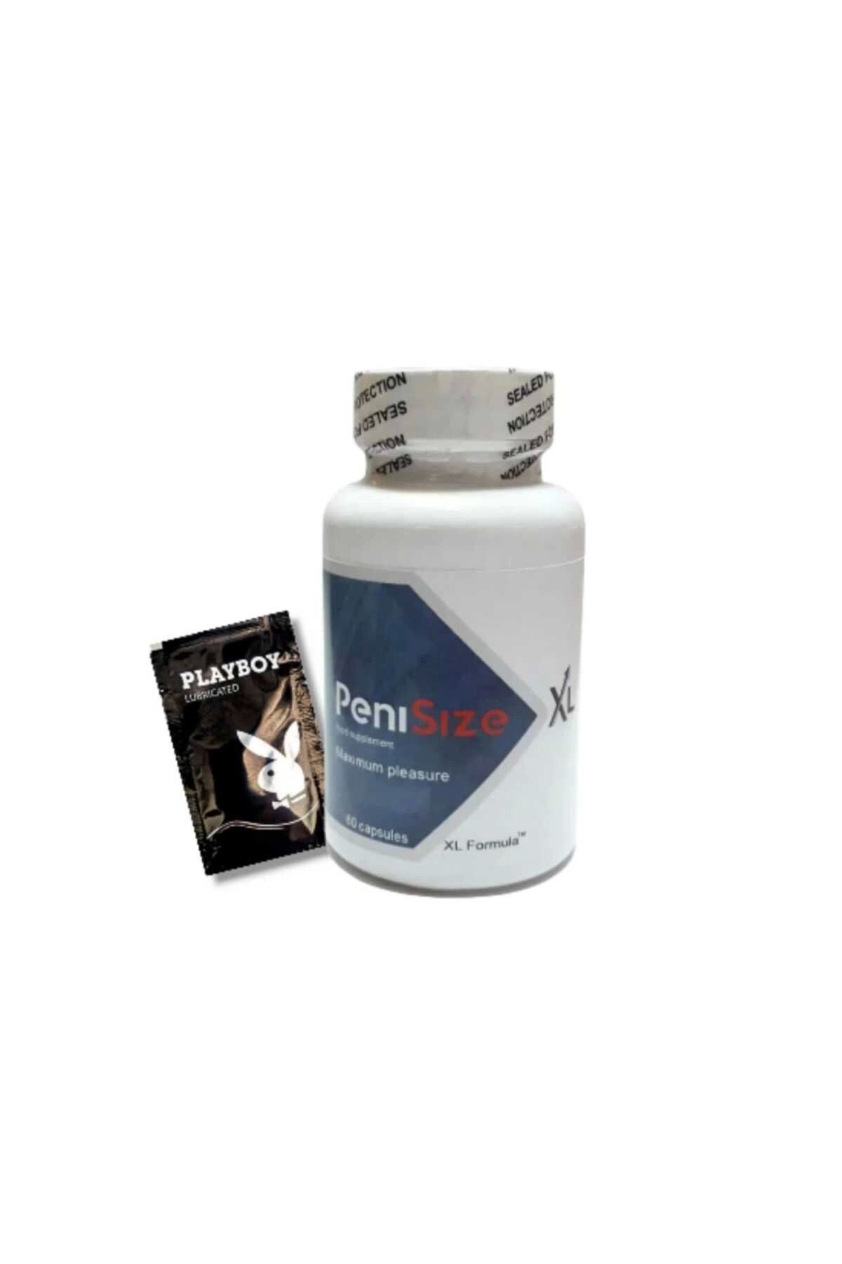 Heez Penisize XL Erkek Performansı Arttıran 60 lı Takviye + Yanında Playboy Jel Hediye