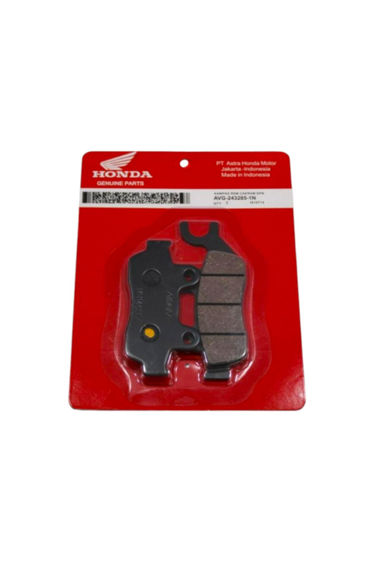 Motobir Ön Fren Balatası AVG-243285-1N Honda Cbf 150