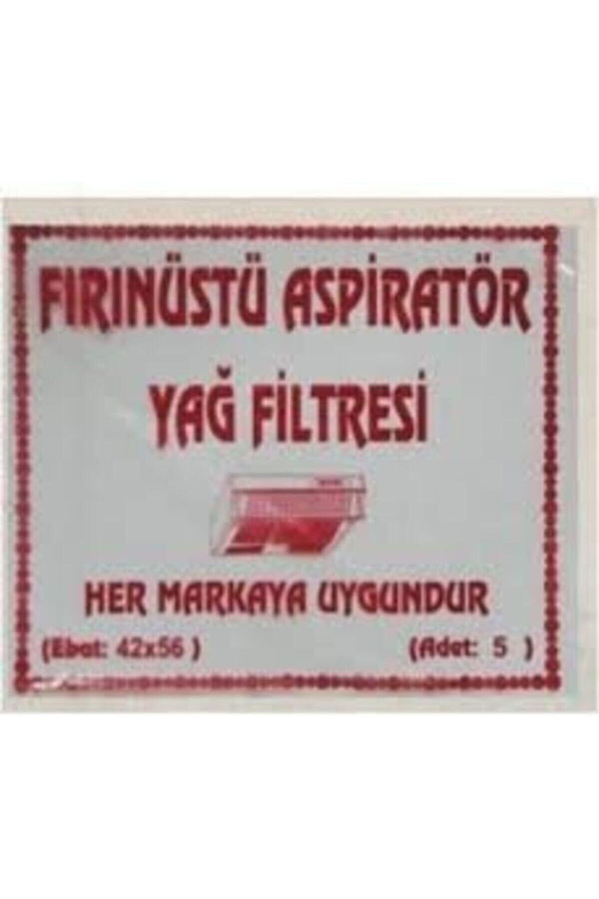 STOREMAX sellbuystore Kağıt Aspiratör Yağ Filtresi Bez 5 Adet 1053513