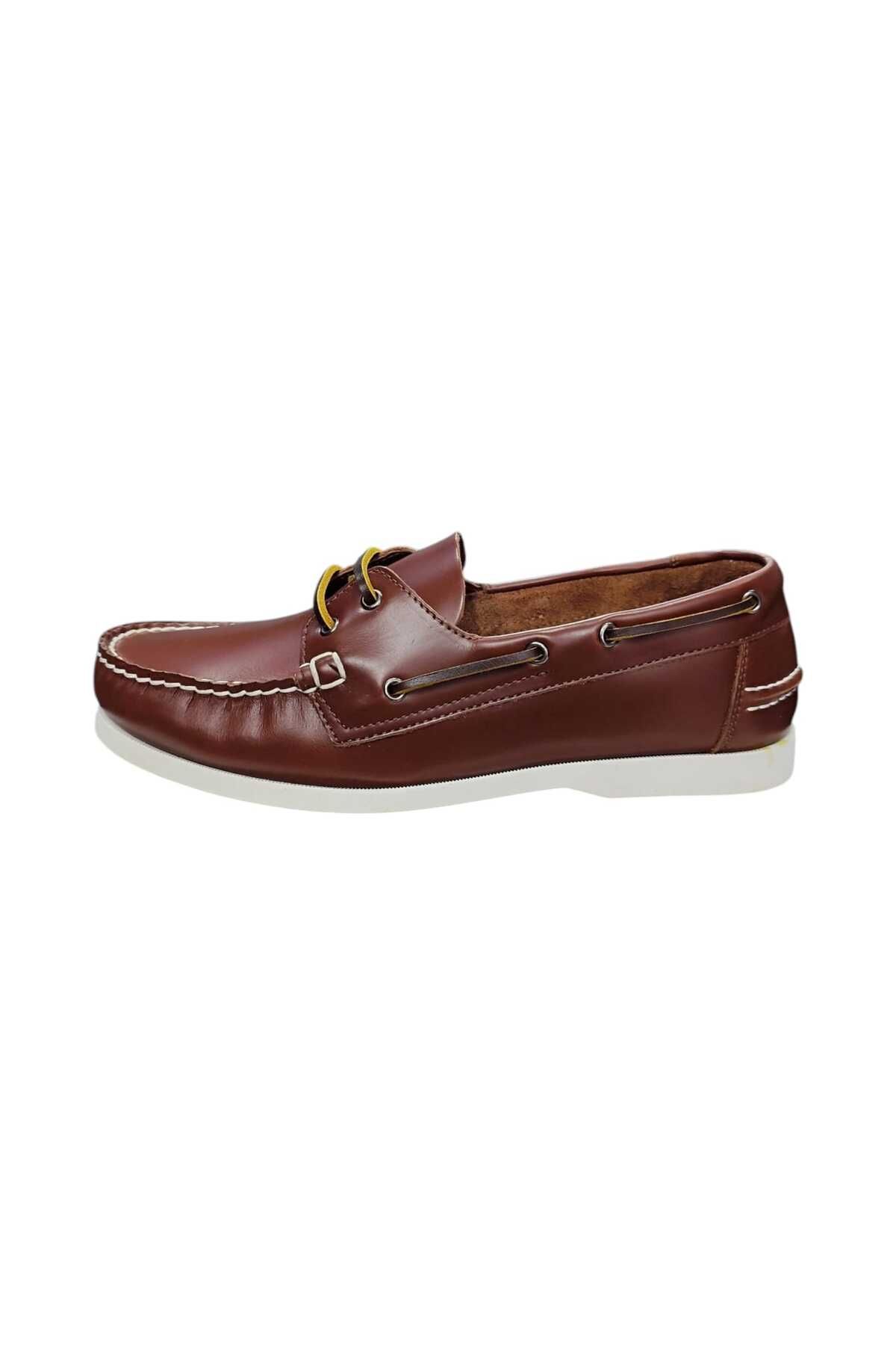 King Shoes Kahverengi Tımbırlent Ayakkabı