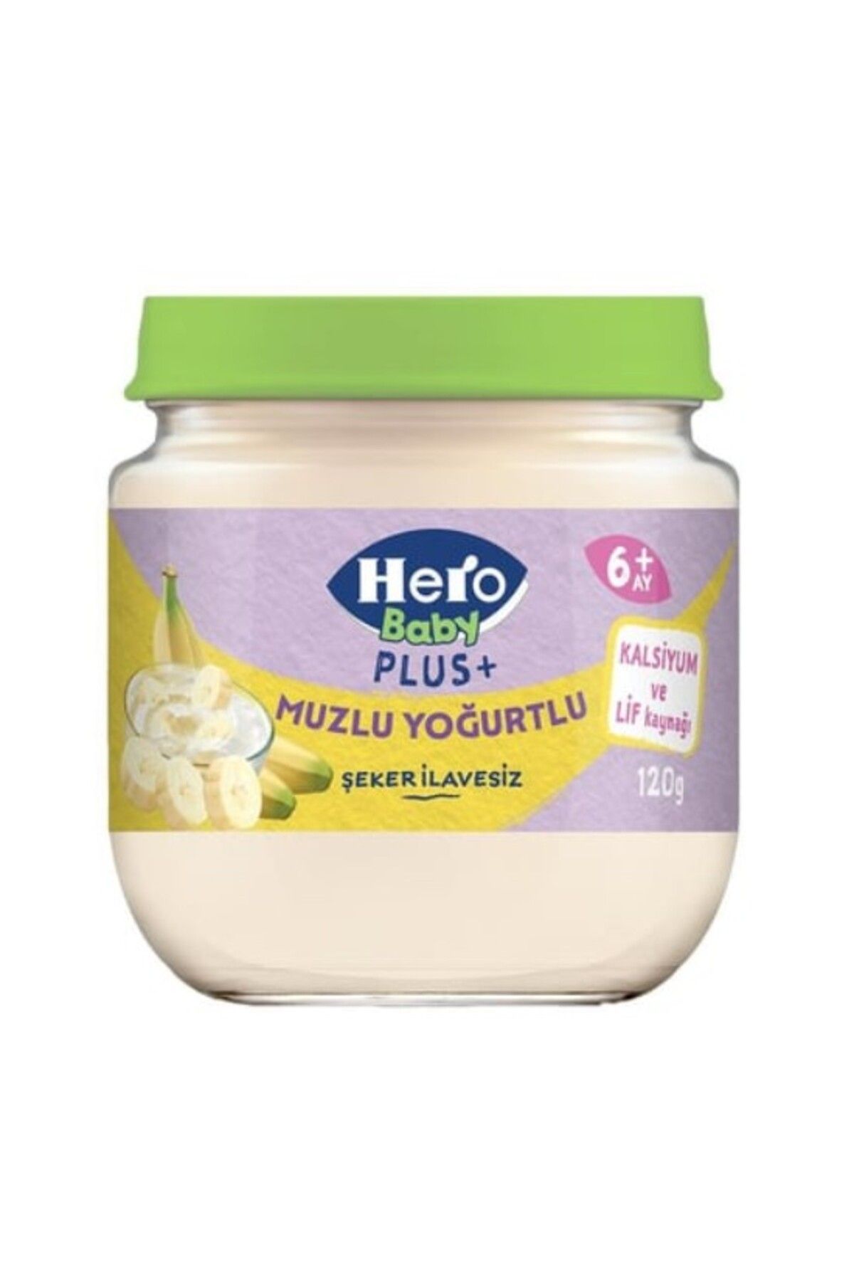 NW NessiWorld Nessiworld Hero Baby Plus Muzlu Yoğurtlu Kavanoz Mama 120 Gr
